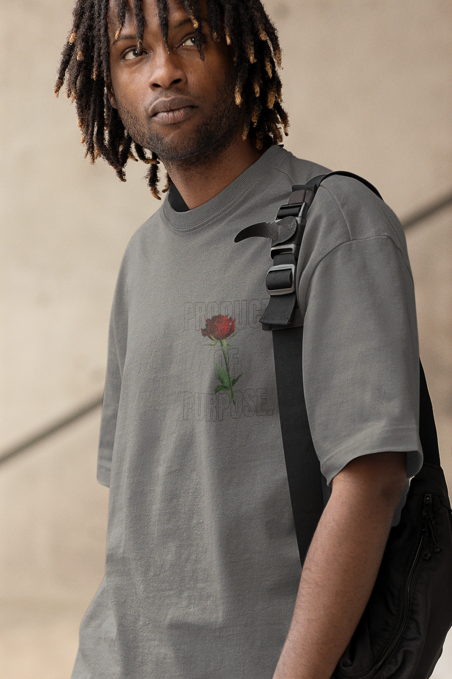 Product Of Purpose T-Shirts(Black)